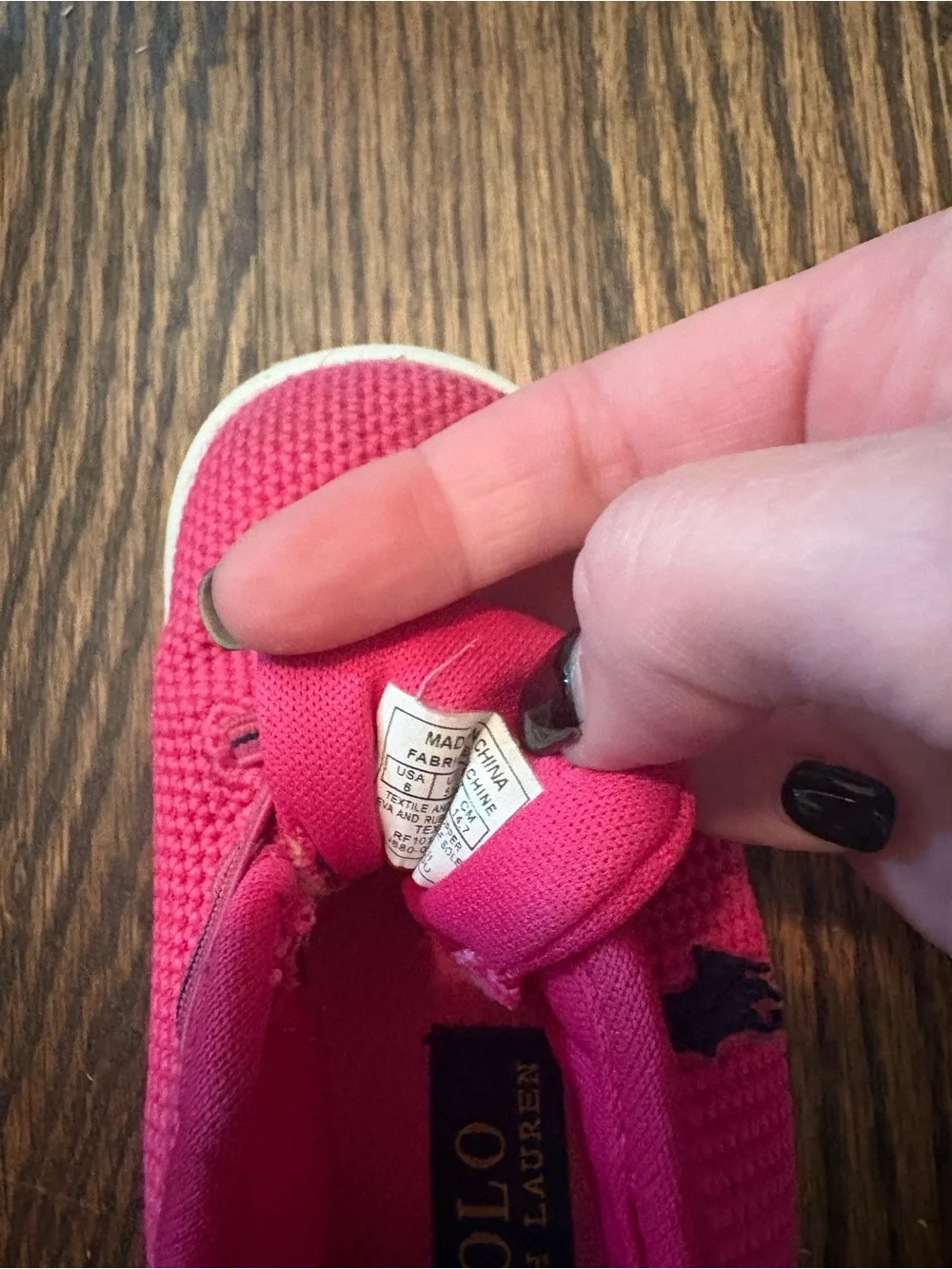 Polo by Ralph Lauren Bright Pink Knit Slip-On Toddlers' Sneakers